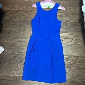 RW and Co. Royal blue dress. Wedding guest dress